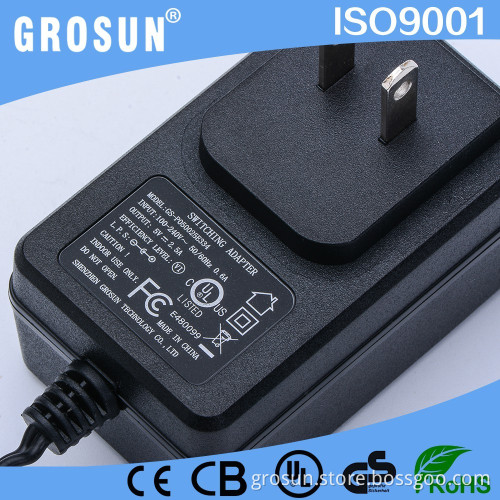 china guangdong adapter 12.5w transformer dc 5v 2.5a power adapter with CE ROHS UL